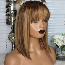 PianoBob™ Human Hair Wig